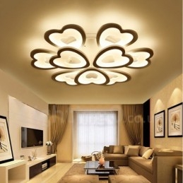 9 Lys Moderne Moderne Integreret Flush Mount Light