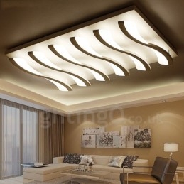 6 Lys Moderne Moderne Integreret Flush Mount Light