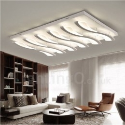 6 Lys Moderne Moderne Integreret Flush Mount Light