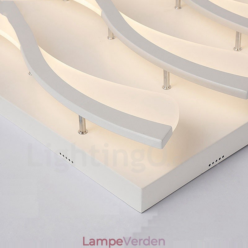 6 Lys Moderne Moderne Integreret Flush Mount Light