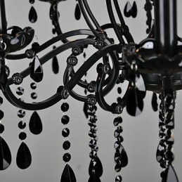 Lysekrone Crystal Modern Contemporary Crystal 10 Light Metal