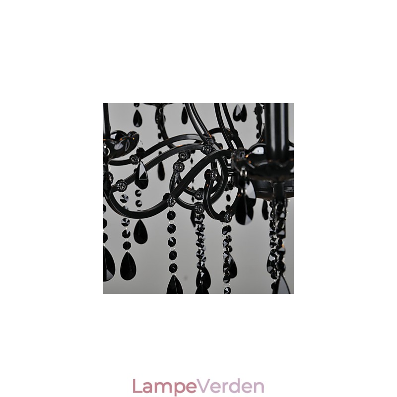 Lysekrone Crystal Modern Contemporary Crystal 10 Light Metal