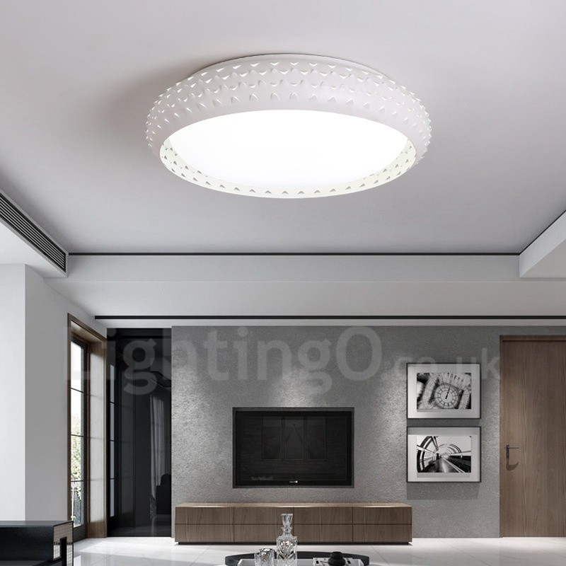 Moderne moderne integreret metal flush Mount Light