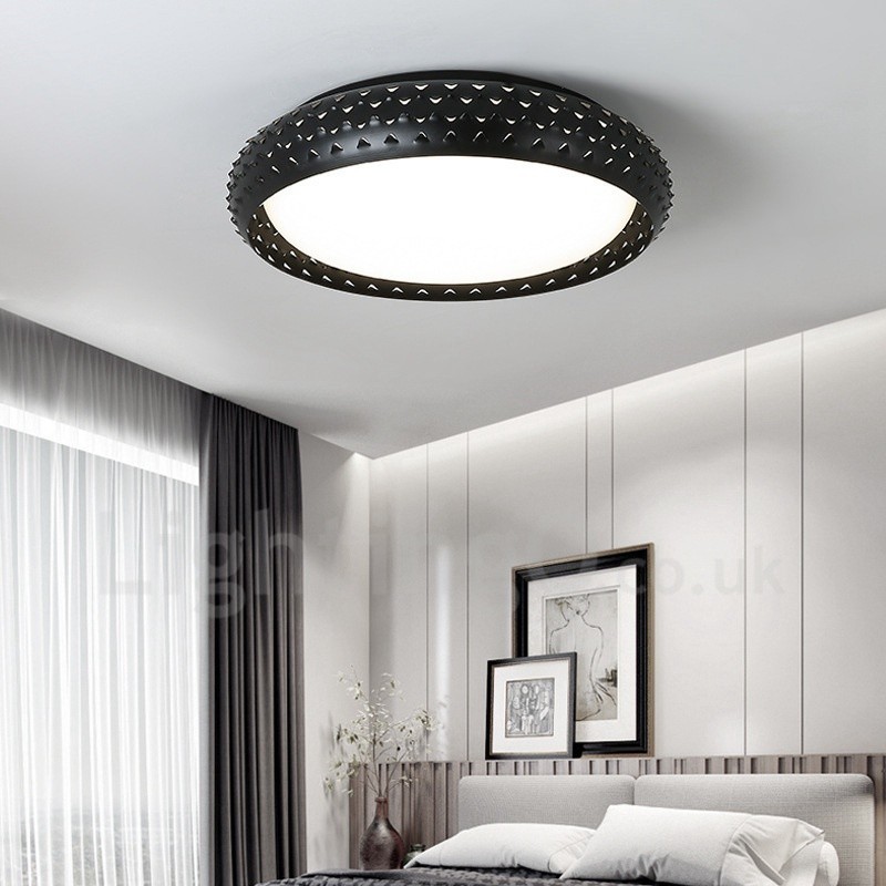 Moderne moderne integreret metal flush Mount Light