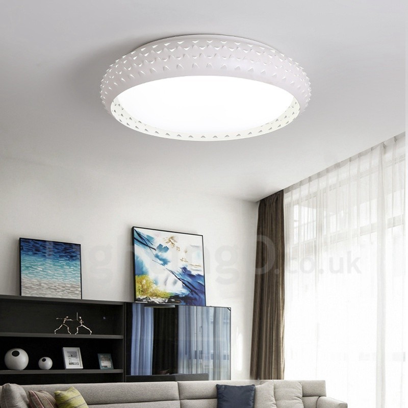 Moderne moderne integreret metal flush Mount Light