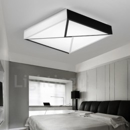 Moderne moderne integreret metal flush Mount Light