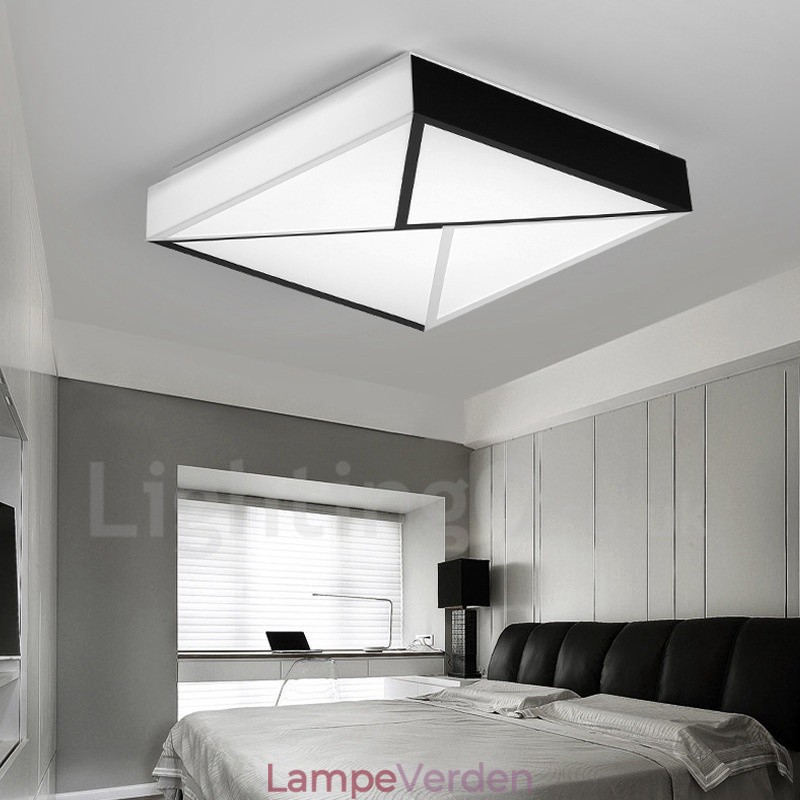 Moderne moderne integreret metal flush Mount Light