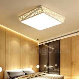 Moderne moderne integreret metal flush Mount Light