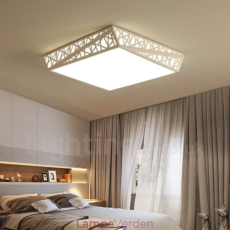 Moderne moderne integreret metal flush Mount Light