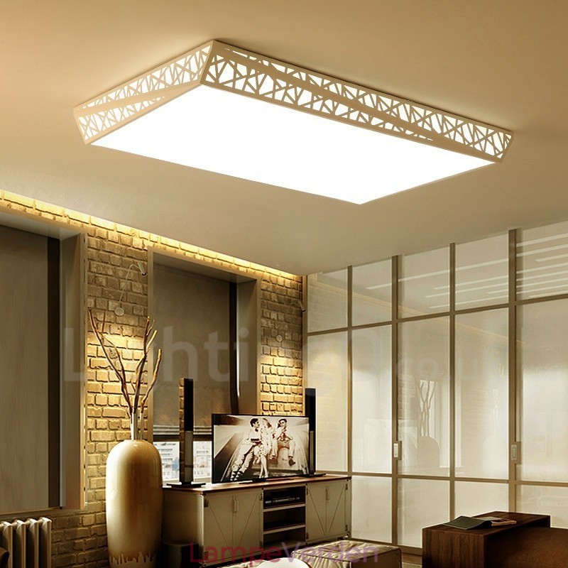Moderne moderne integreret metal flush Mount Light