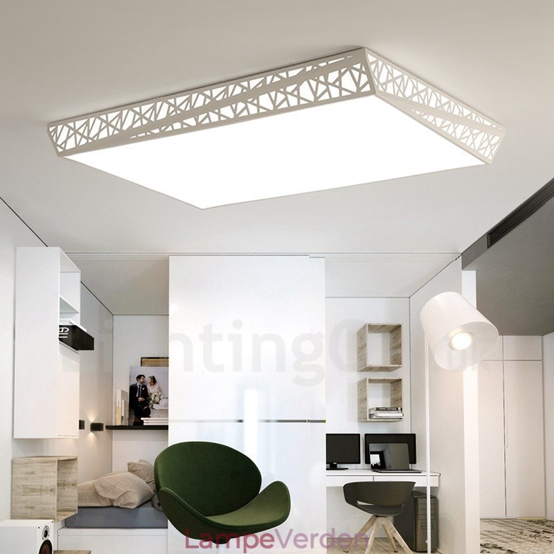 Moderne moderne integreret metal flush Mount Light