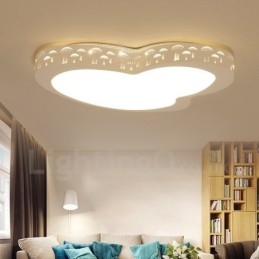 Moderne moderne integreret metal flush Mount Light
