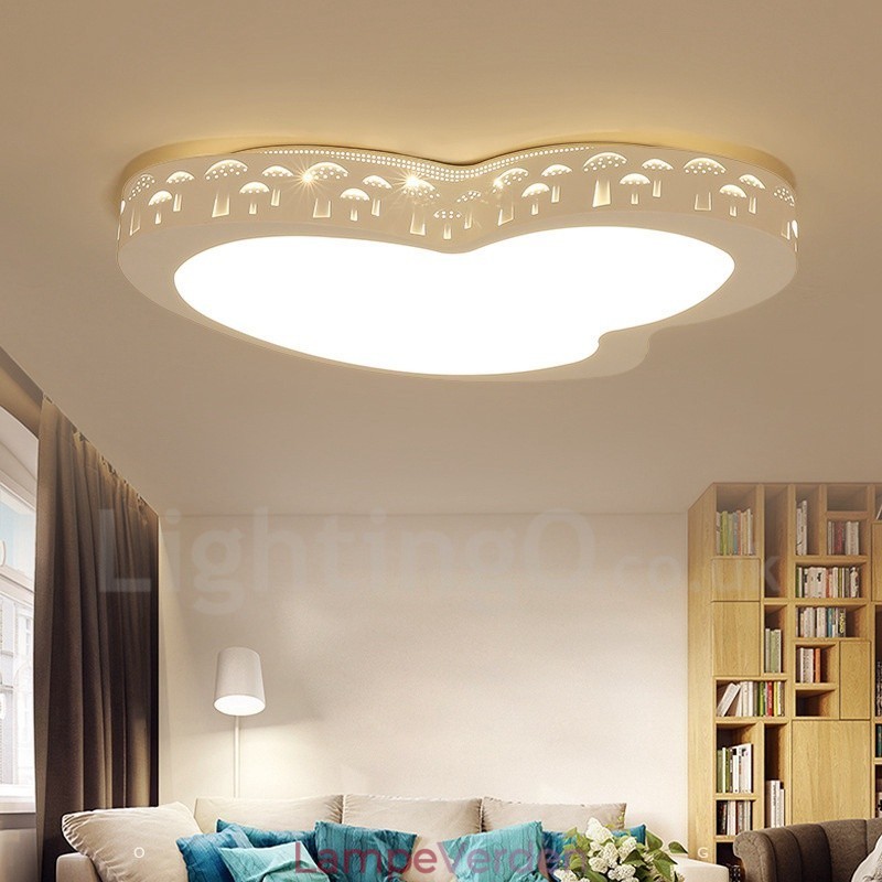 Moderne moderne integreret metal flush Mount Light