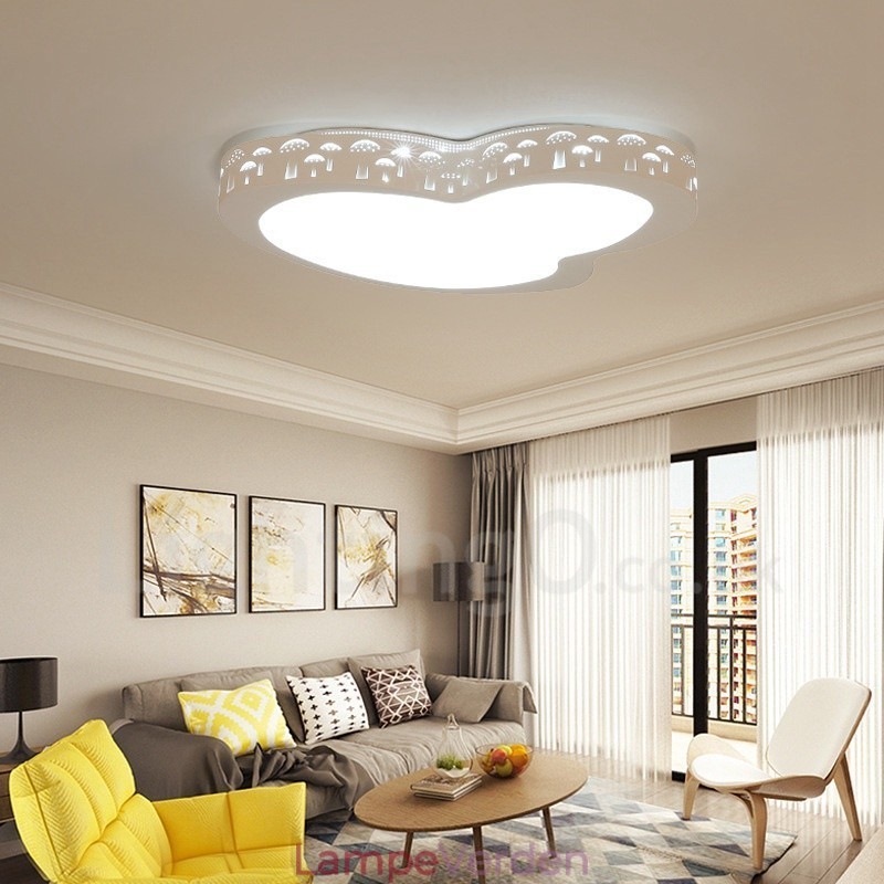 Moderne moderne integreret metal flush Mount Light