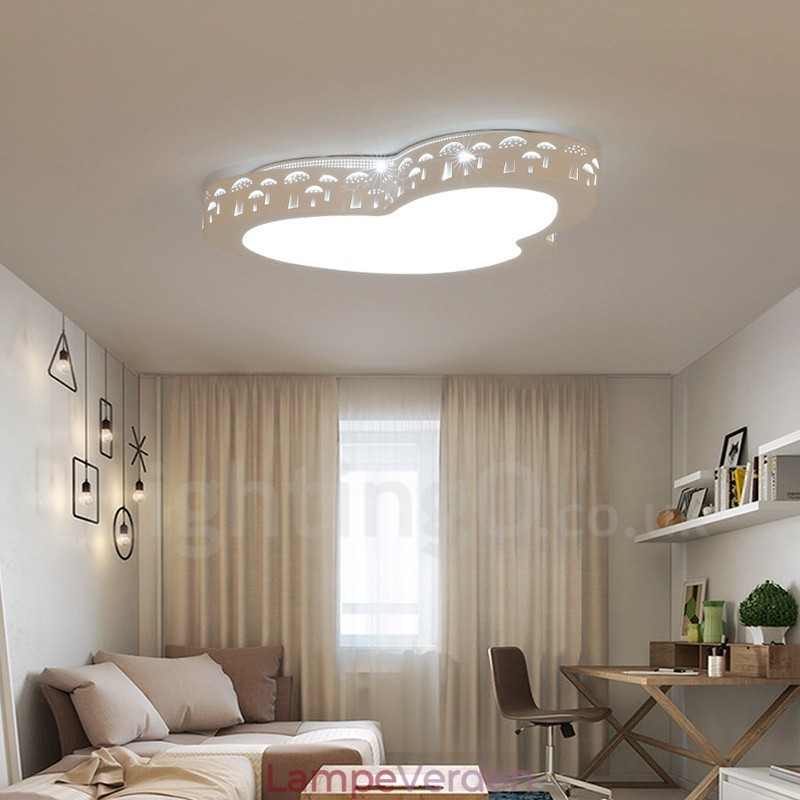 Moderne moderne integreret metal flush Mount Light