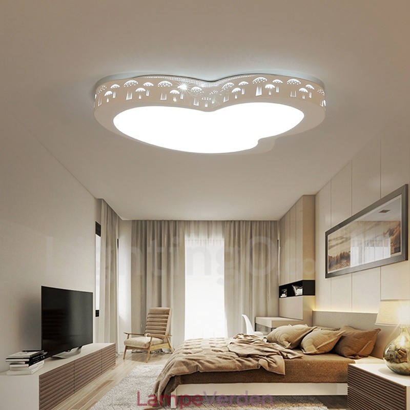 Moderne moderne integreret metal flush Mount Light