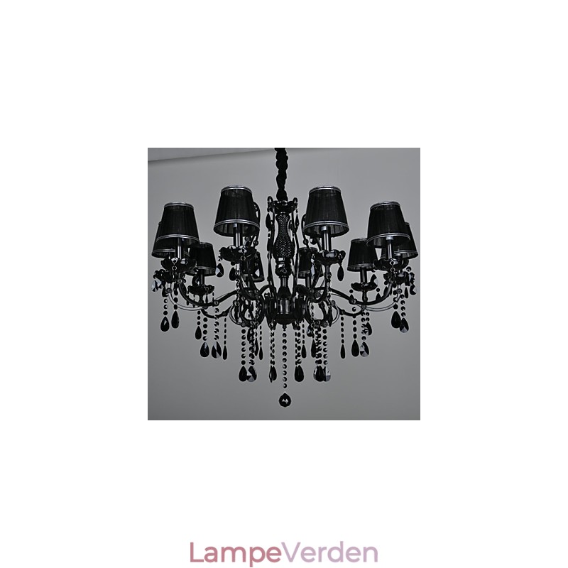 Lysekrone Crystal Modern Contemporary Crystal 10 Light Metal
