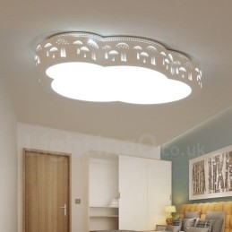 Moderne moderne integreret metal flush Mount Light