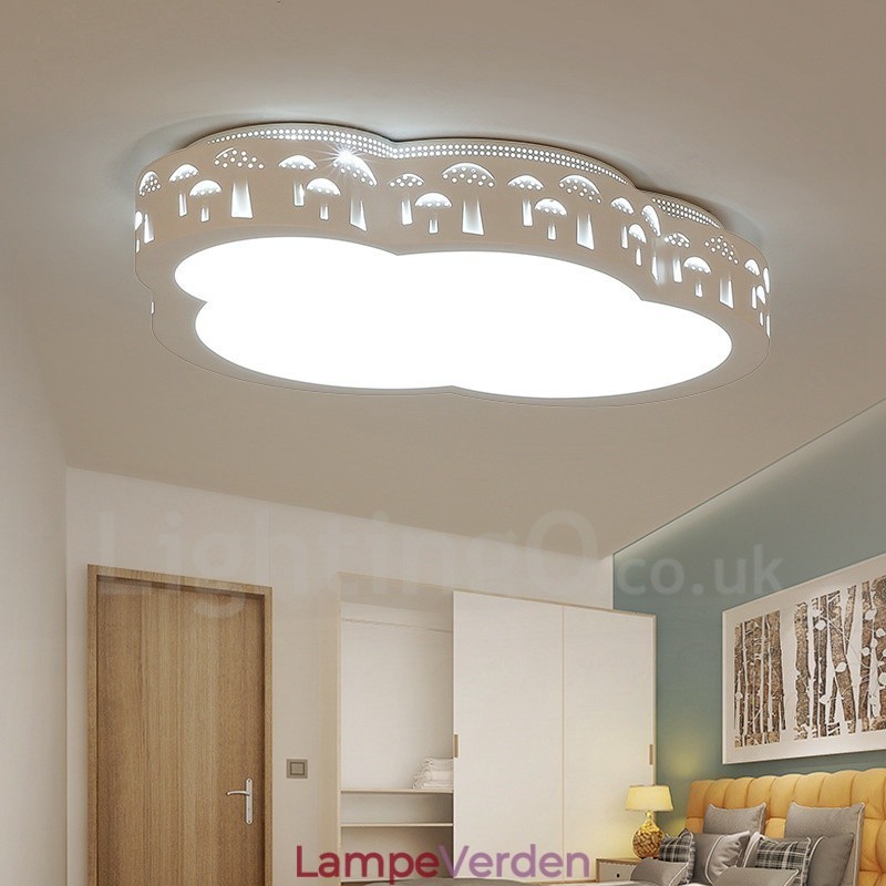 Moderne moderne integreret metal flush Mount Light