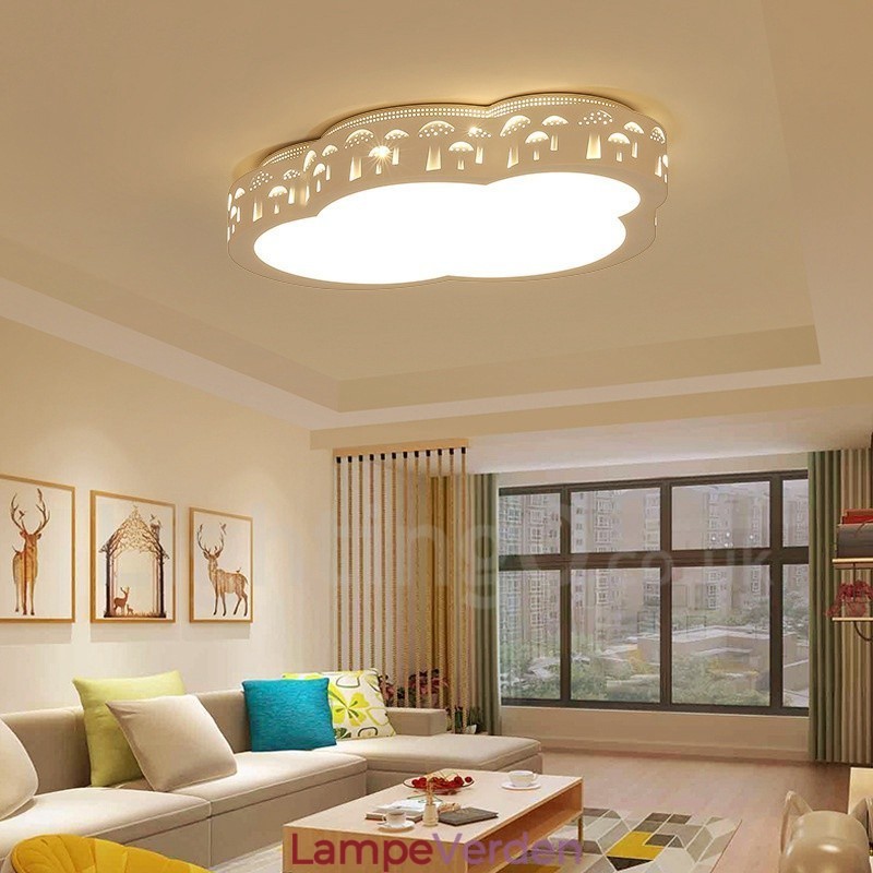 Moderne moderne integreret metal flush Mount Light