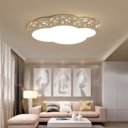 Moderne moderne integreret metal flush Mount Light