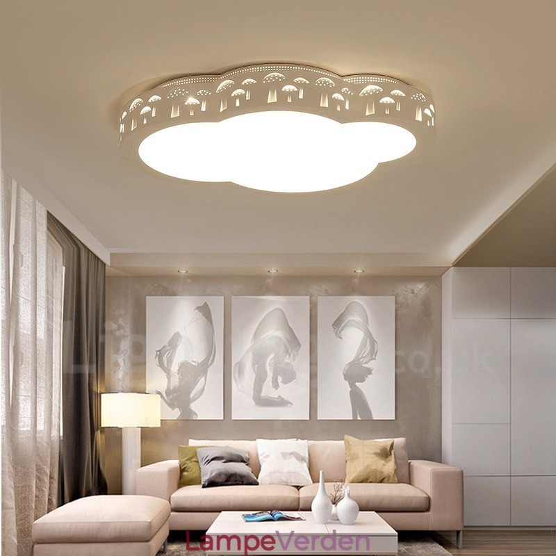 Moderne moderne integreret metal flush Mount Light