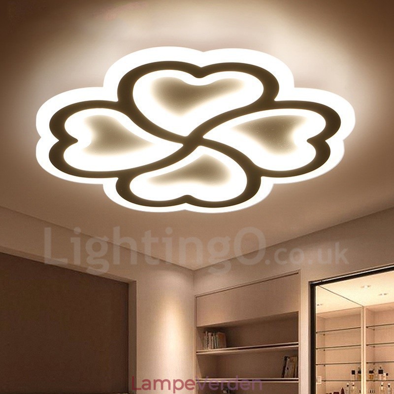Moderne moderne integreret metal flush Mount Light