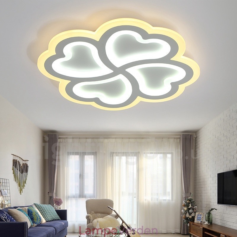 Moderne moderne integreret metal flush Mount Light