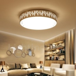 Moderne moderne integreret metal flush Mount Light