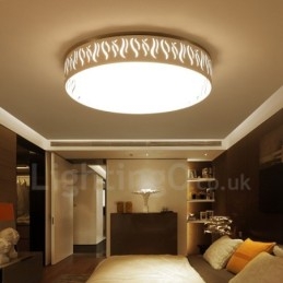 Moderne moderne integreret metal flush Mount Light