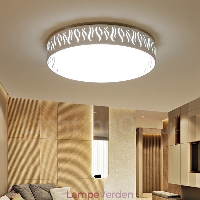 Moderne moderne integreret metal flush Mount Light