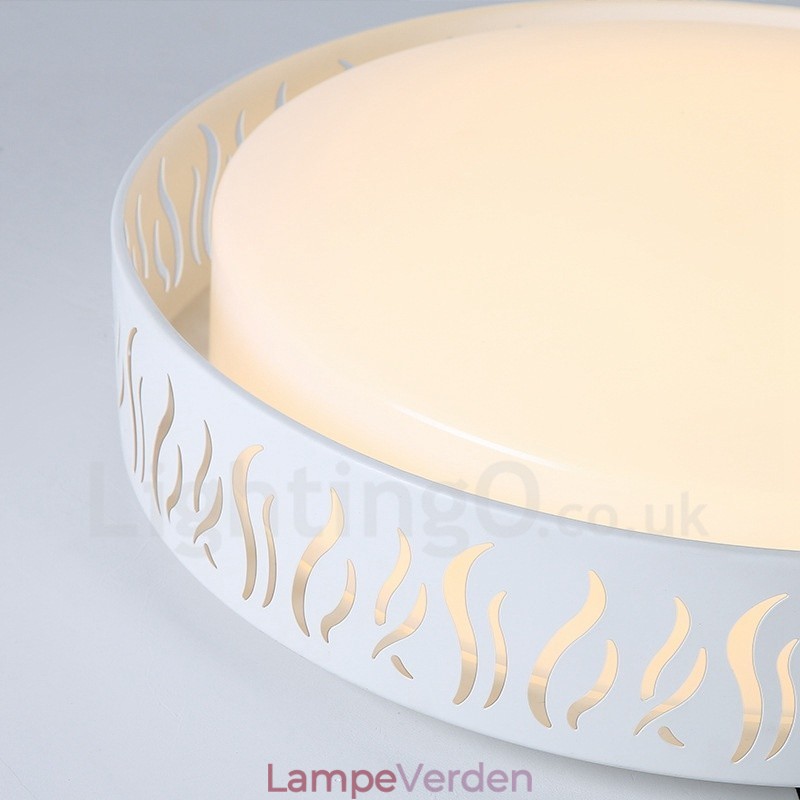 Moderne moderne integreret metal flush Mount Light