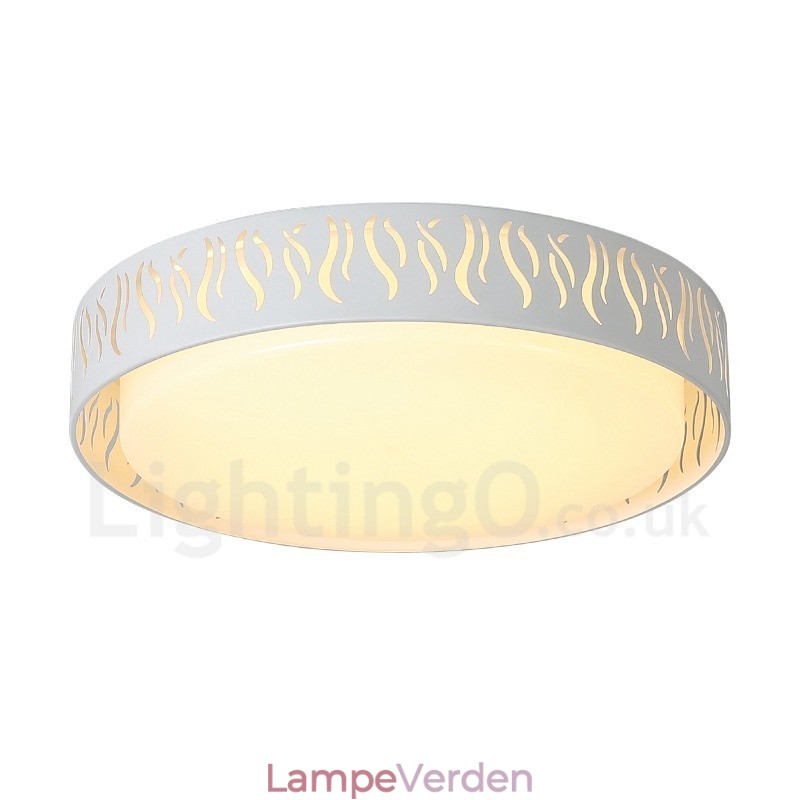 Moderne moderne integreret metal flush Mount Light
