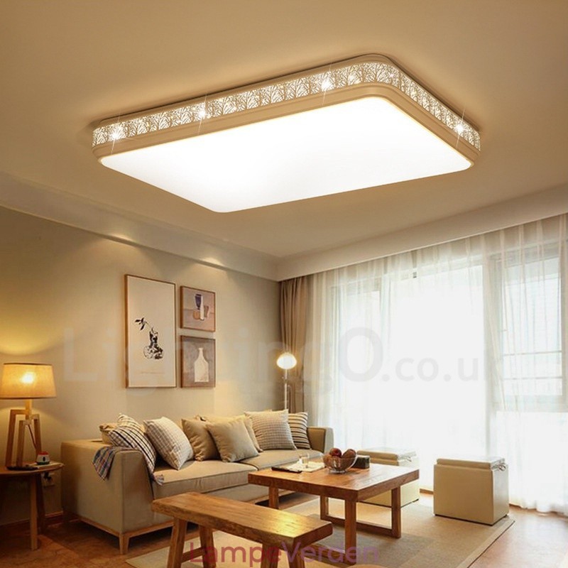 Moderne moderne integreret metal flush Mount Light