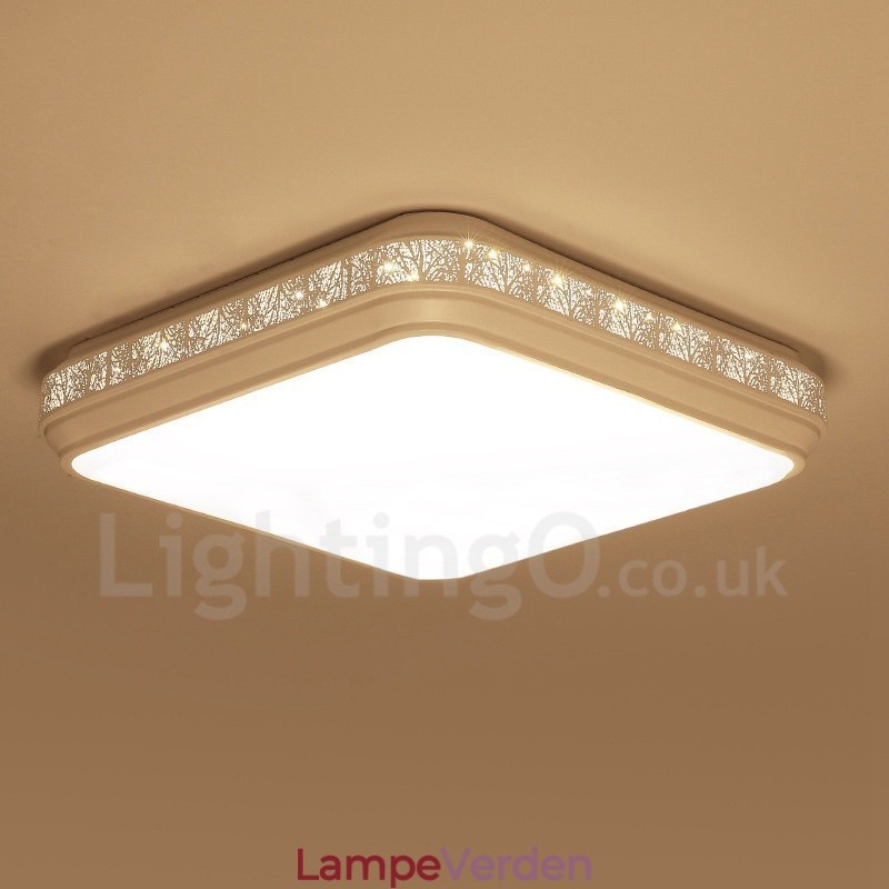 Moderne moderne integreret metal flush Mount Light