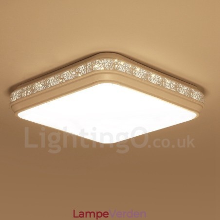 Moderne moderne integreret metal flush Mount Light