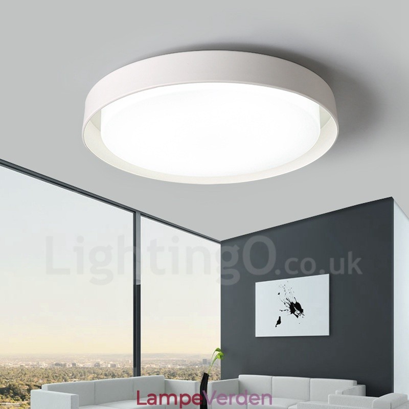 Moderne moderne integreret metal flush Mount Light