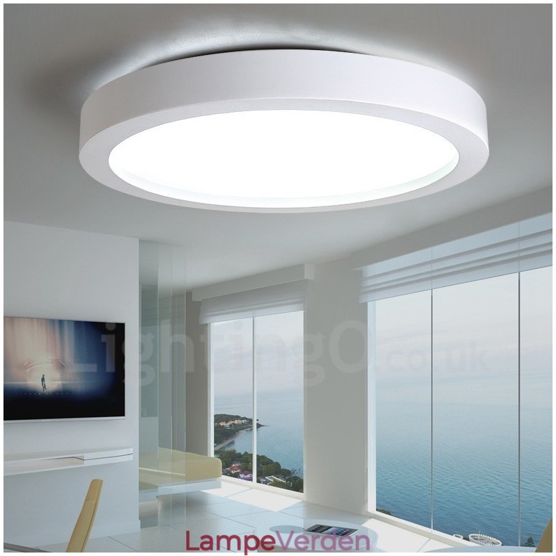 Moderne moderne integreret metal flush Mount Light