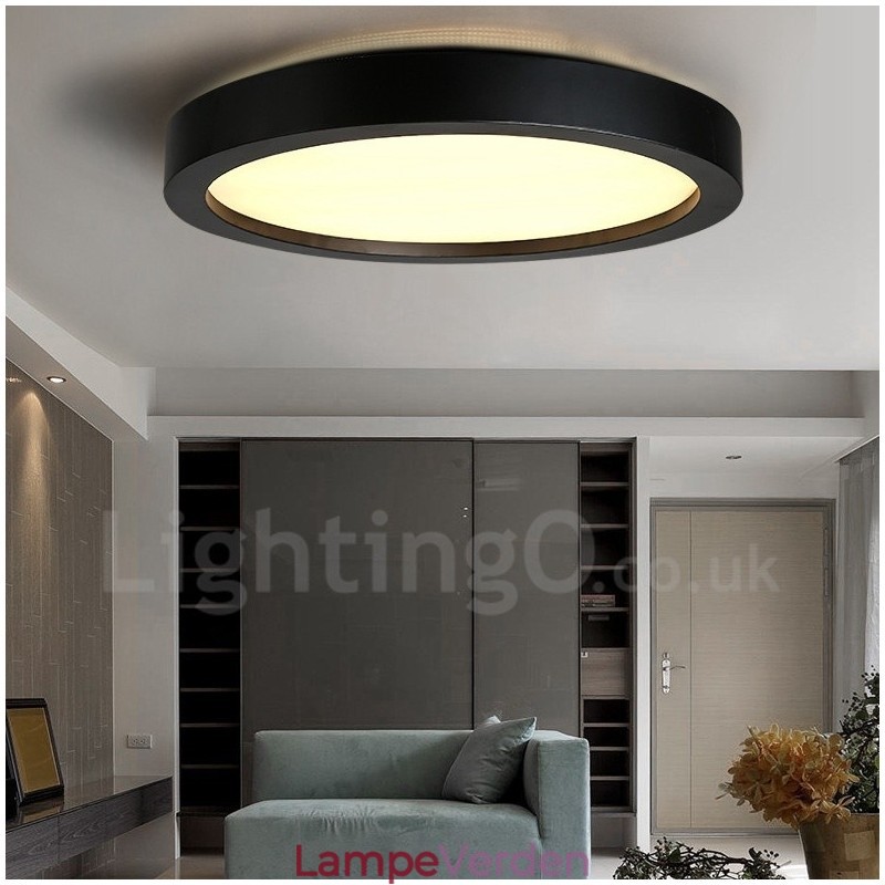 Moderne moderne integreret metal flush Mount Light