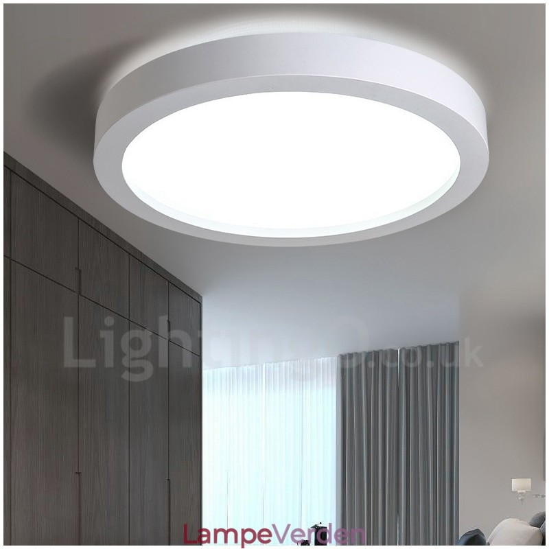 Moderne moderne integreret metal flush Mount Light
