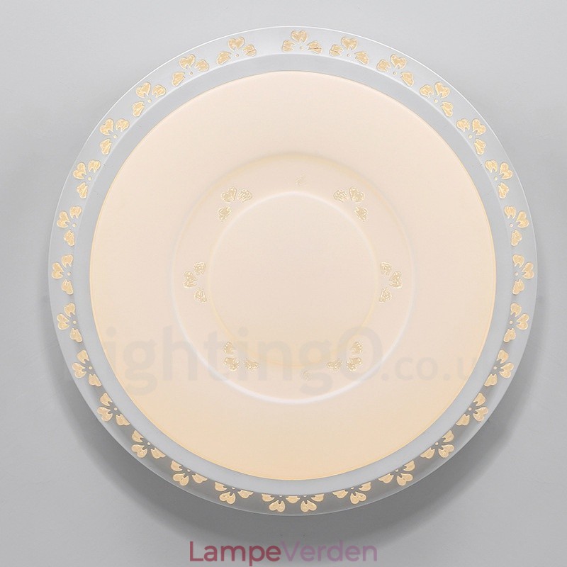Moderne moderne integreret metal flush Mount Light