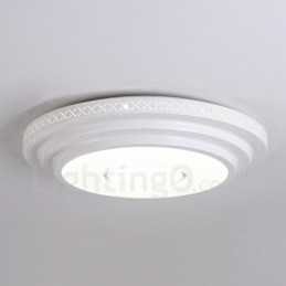 Moderne moderne integreret metal flush Mount Light
