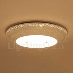 Moderne moderne integreret metal flush Mount Light