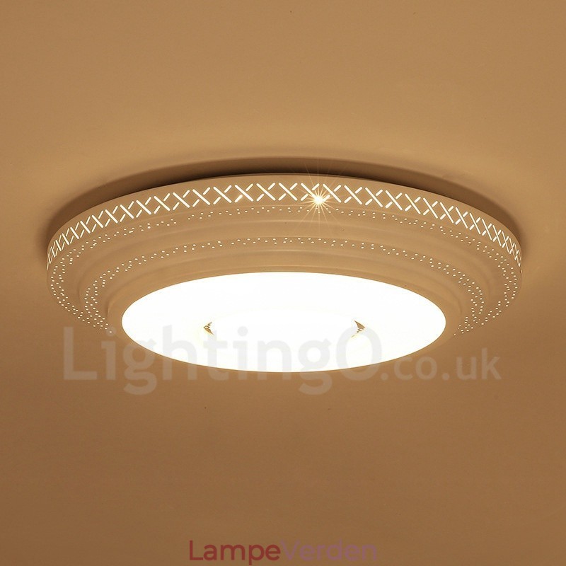 Moderne moderne integreret metal flush Mount Light