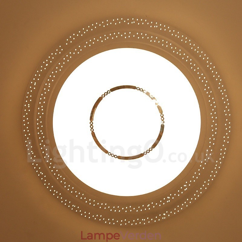 Moderne moderne integreret metal flush Mount Light
