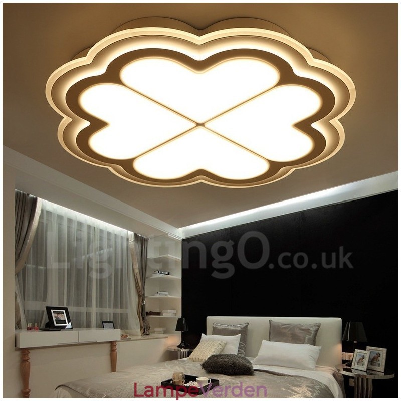 Moderne moderne integreret metal flush Mount Light