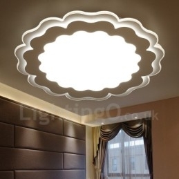 Moderne moderne integreret metal flush Mount Light