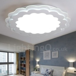 Moderne moderne integreret metal flush Mount Light