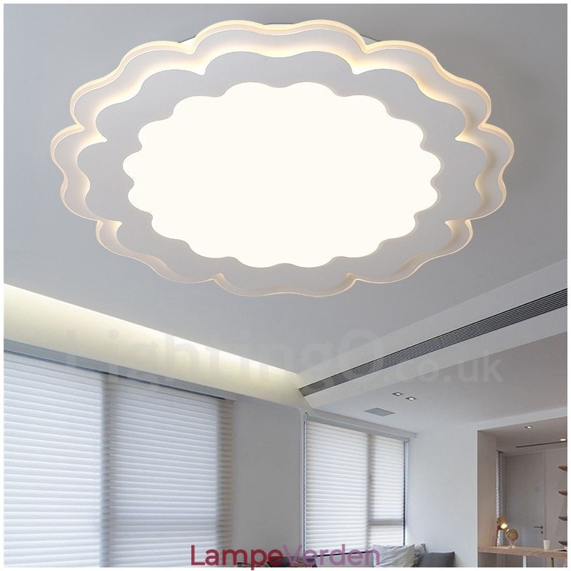 Moderne moderne integreret metal flush Mount Light