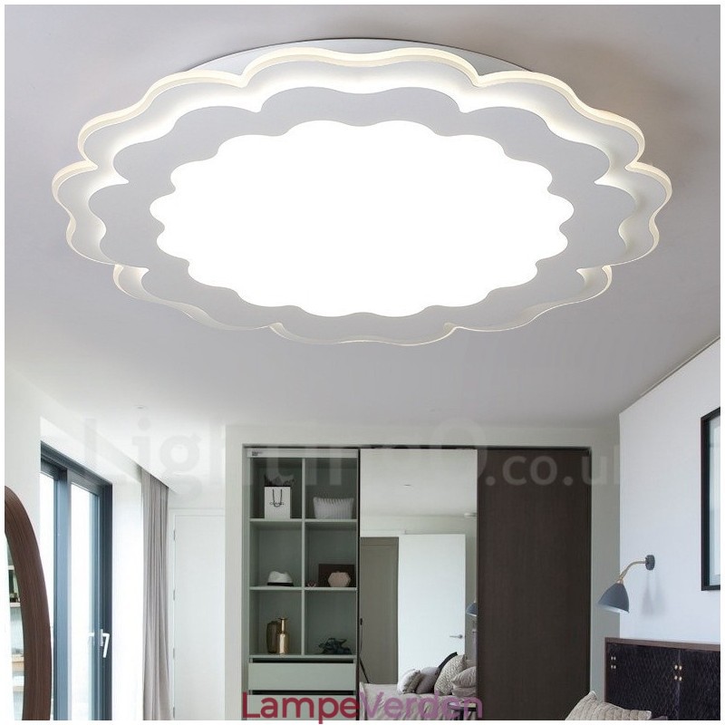 Moderne moderne integreret metal flush Mount Light